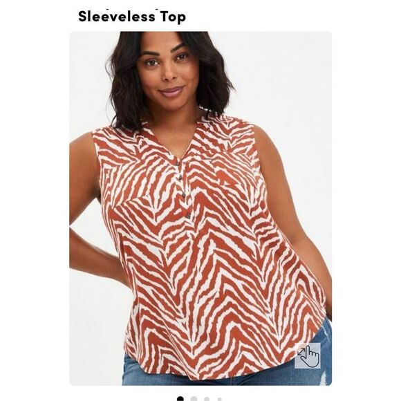 Torrid zebra print tank - Picture 1 of 12